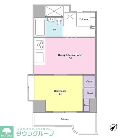 ヴィラ・ハーモニー目黒川の物件間取画像